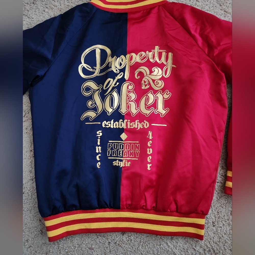 Kids Colorblock Harley Quinn Jacket - Picture 10 of 12